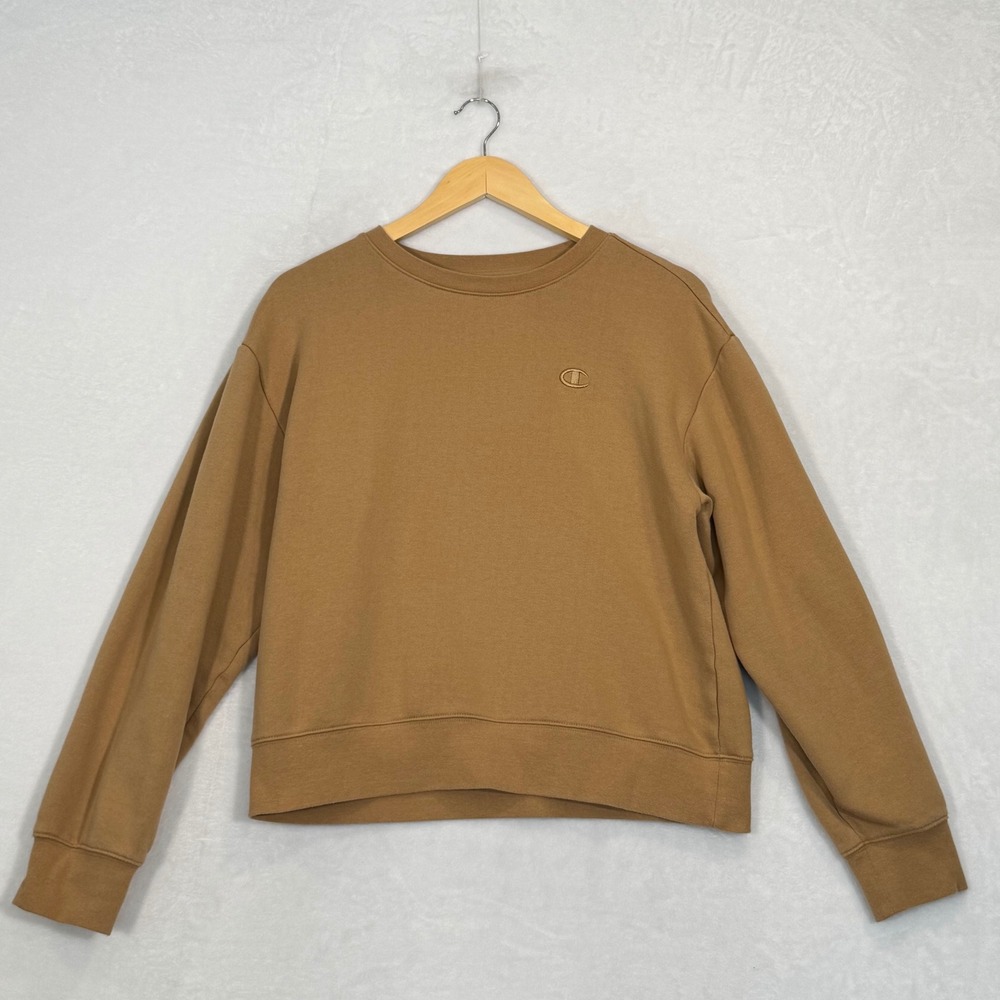 Champion Tan Brown Crewneck Sweatshirt Medium